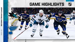 Sharks @ Blues 11/10 | NHL Highlights 2022