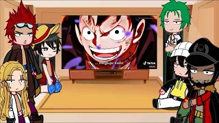 👒 Past Worst Generations   Old Era Pirates   Warlords react to Luffy 👒 Gacha Club 👒 Compilation