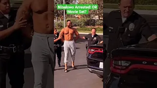 Ninalowo Arrested Or A Movie Set? Comment what you think below! #shorts #nollywood #nina #naija