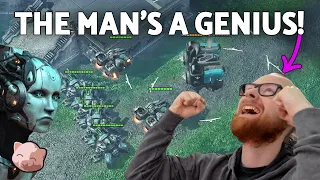 WORLD RECORD! uThermal's 1 Terran v 7 Insane Terran AI (PiG Reacts) - StarCraft 2