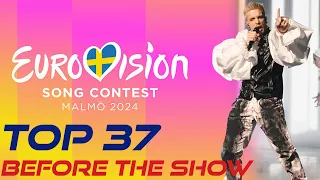 Eurovision 2024 - My Top 37