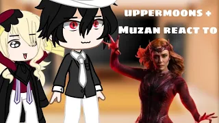 uppermoons + Muzan rract to wanda maximoff (scarlett witch)