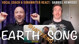 Vocal Coach & Songwriter Blind React to Gabriel Henrique - Earth Song | Song Reaction and Analysis