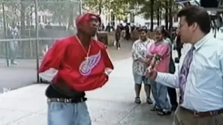 Tupac spitting at reporters (1994)