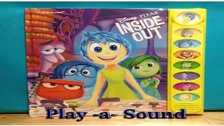 Inside Out Movie Toys  Play a Sound Storybook Joy Anger Fear Disgust Sadness Riley by Disney Pixar