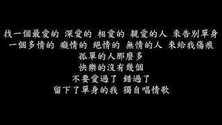 林志炫 單身情歌 karaoke版