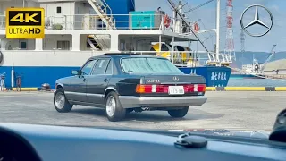 4K | BENZ 560SEL | W126 Mafia (Jan Hammer - Black Mercedes) JAPAN