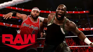 Angelo Dawkins vs. Omos: Raw, July 18, 2022