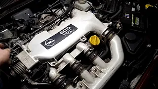 1998 Opel Vectra B 2,5 V6 Kaltstart nach einem Jahr Standzeit