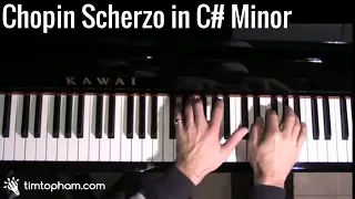 Chopin Scherzo in C# minor Op 39 Practice Piano Tips and Tutorial