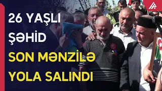 Şəhid Məftun Əhmədzadə Tərtərdə dəfn edildi - APA TV