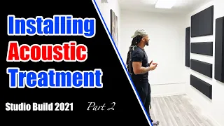 Studio Build 2021 | Installing Acoustic Treatment | Primacoustic London 16  Part 2