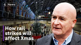 Rail strikes threaten to bring UK to Christmas standstill