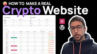 How to make a Crypto Website with advanced features in Wordpress