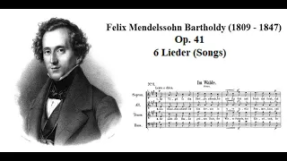 Mendelssohn Bartholdy Op. 41 - 6 Lieder