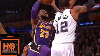 Los Angeles Lakers vs San Antonio Spurs 1st Half Highlights | 12.05.2018, NBA Season
