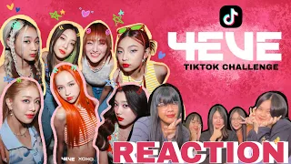 หยิบยืมรีแอค | 4EVE TIKTOK CHALLENGE | โตขึ้นมาก สวยเท่แซ่บครบจบ!! 💖✨ #4eve #reaction #tiktok