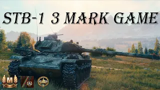 World of Tanks - STB-1   3rd mark game  ( 8376 dmg )