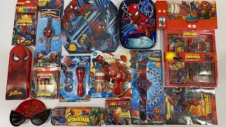 My Latest Cheapest Spiderman toy Collection, Spiderman Bubble Gun, Spiderman Stationery set, Watch