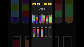 Water sort puzzle level 38