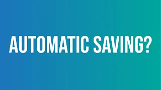 The 2 Fastest & Easiest Ways To Save Money | Automatic Saving