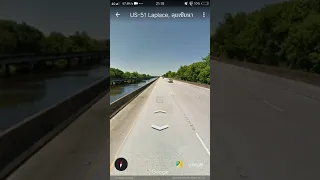 Google Street View Manchac Swamp Bridge,Laplace,Louisiana,USA EP.7