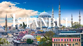 Istanbul 4K Ultra HD • Fascinating aerial views of Istanbul | Relaxation film with calming music