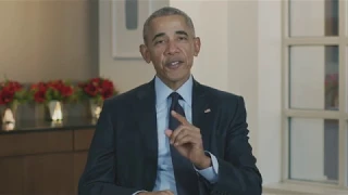 The Honorable Barack Obama, 44th President of the United States, 90th Anniversary Message