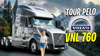 NOSSO PRIMEIRO CAMINHÃO NO EUA TOUR COMPLETO VOLVO VNL760