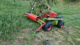 Rasant Bergtrak Mäharbeiten