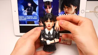 Wednesday Addams(Jenna Ortega) made from polymer clay, full sculpturing process.【Clay producer Leo】