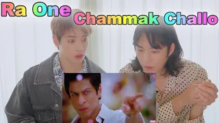 Korean singers' reactions to the MV of a mysterious Bollywood movie⎮Lyrical - Chammak Challo⎮Ra One