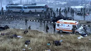 At least 40 Jawans killed in suicide attack on CRPF Convoy in J&K