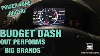 POWERTUNE DIGITAL DASH INSTALL- EK CIVIC TURBO D16Y BUDGET BUILD