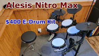 Alesis Nitro Max Unboxing and Assembly - $400 E-Drum Kit (Not Sponsored)