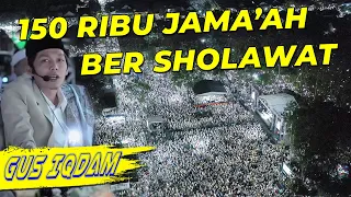 Gus Iqdam Bersama 150 Ribu Jama'ah Baca Sholawat Jibril  Markas Sabilu Taubah