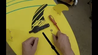 How to fit a SUP fin in a US fin box / SUPboarder How to Videos