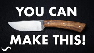 HOW TO MAKE A HUNTING KNIFE!!!