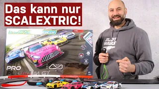 Scalextric Pro Platinum GT - Inbetriebnahme und Test der genialen Funktion, die nur Scalextric hat