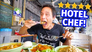 5 Star MARRIOTT HOTEL Chef Cooks STREET FOOD!! 🦑  Crispy Garlic Squid - Out Of This World!!