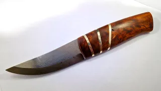 Making a Puukko-knife, or repairing broken one.