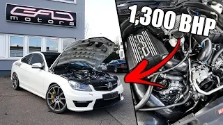 This 1,300BHP *BITURBO* C63 AMG is the WORLD'S FASTEST!!