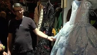 Backstage for Wicked: Witch costumes, hair and make-up