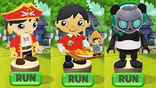 Tag with Ryan - Pirate Adventures vs Combo Adventures vs Food Ryan Adventures