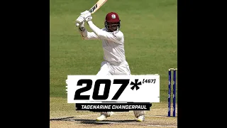 1st Century by West Indies after 10 years😳 | Tagenarine chanderpaul test century highlights