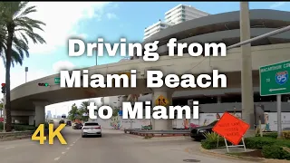 4K  Miami South Beach Drive