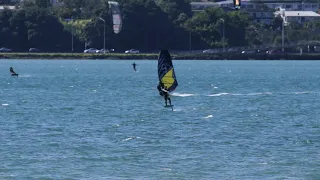 Windsurfing in Bayswater January 2019