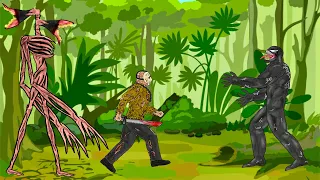 Siren Head vs Venom, Jason Voorhees - Drawing Cartoons 2 [Dc2]. Drawing Cartoons 2 Animation