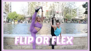 Flip or Flex CHALLENGE part 1 | Corinne Joy and Indigo Carey