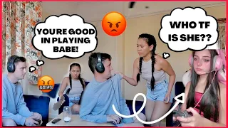FLIRTING WITH ANOTHER GIRL ON XBOX IN FRONT OF MY  WIFE PRANK😂NA HIGH BLOOD AKO SA GALIT😤|CAMRITCH♥️